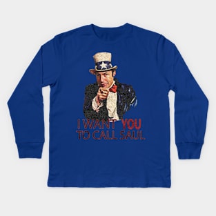 I Want You Call Saul Kids Long Sleeve T-Shirt